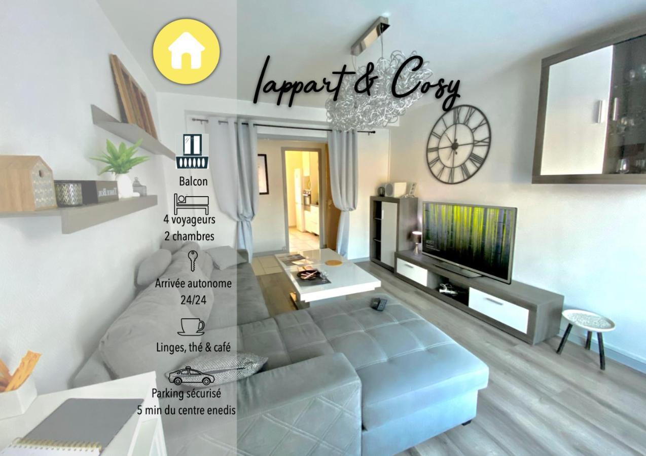 Le Cafe Charmant, Appartement Dans Immeuble Avec Parking Barriere, Balcon LʼArbresle Exterior foto